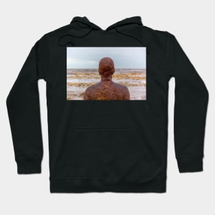 Iron Man, Crosby beach, Liverpool Hoodie